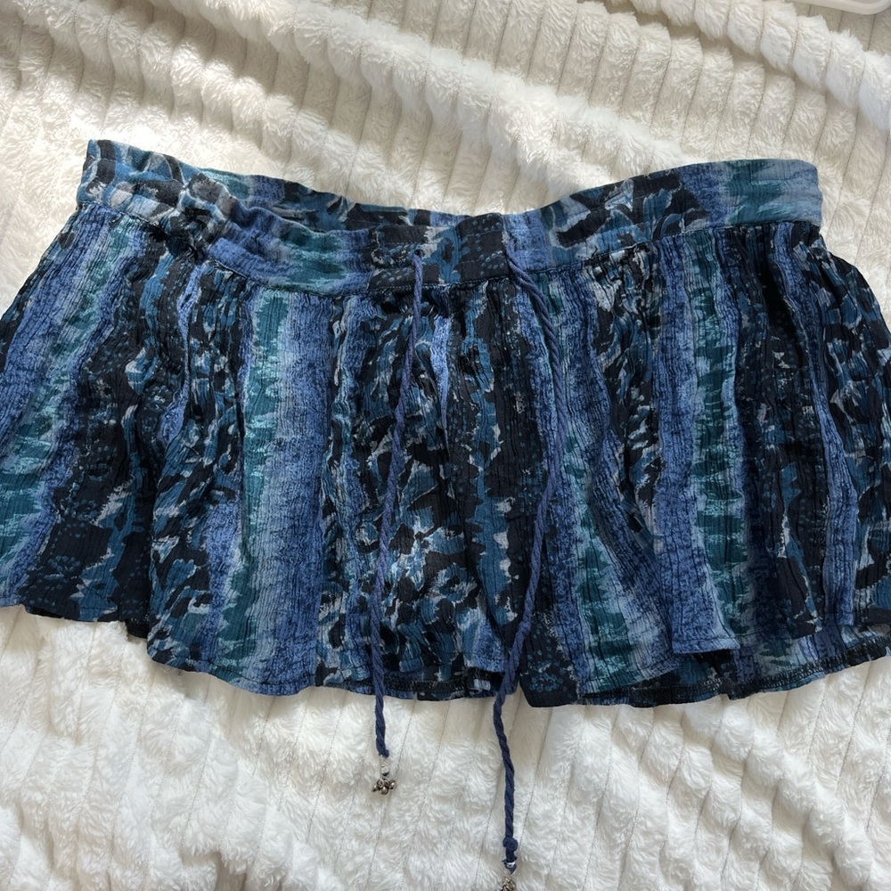 Urban Renewal Blue and Black Skirt